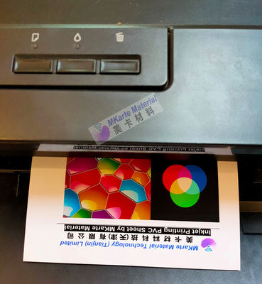 A3 A4 Inkjet Pvc Sheet สีทอง / สีเงิน สำหรับเครื่องพิมพ์ Epson Inkjet