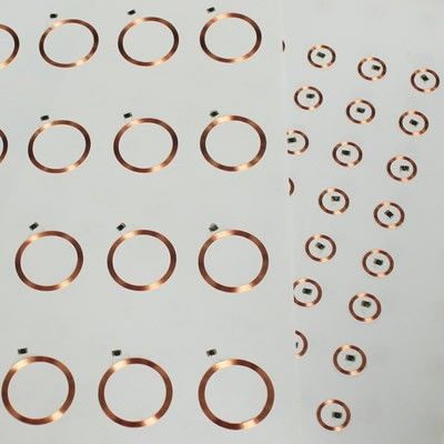 3*8 4*8 6*8 ลายแบบ RFID Inlay Prelam PVC Inlay Sheet RFID Contactless Card Sheet สําหรับการผลิตบัตรพลาสติก
