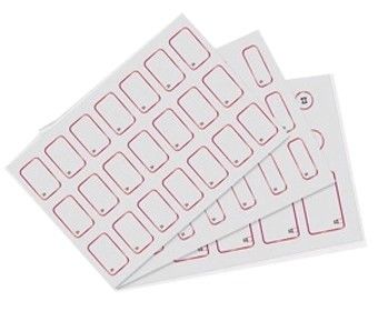 3*8 4*8 6*8 ลายแบบ RFID Inlay Prelam PVC Inlay Sheet RFID Contactless Card Sheet สําหรับการผลิตบัตรพลาสติก