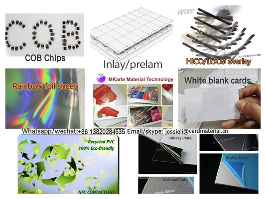 ความแข็งแรงในการเปลือก 90° 300mm/min ≥6.0 N/cm PVC โครงงานเคลือบแผ่น Overlay ระยะเวลาการแก่ &gt; 200 ชั่วโมง วัสดุการ์ดสมาร์ท