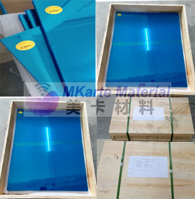 0.4-0.8mm ความหนา ความแข็งแรงสูง Ultra-Glossy สแตนเลสสแตนเลส Lamination Plates สําหรับการผลิตบัตรพลาสติก