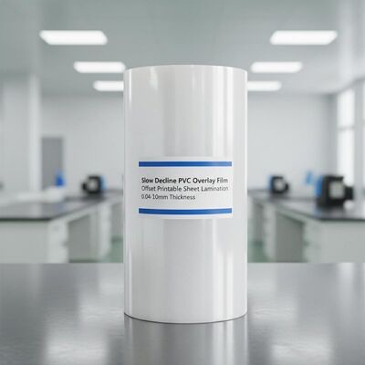 ฟิล์มเคลือบ PVC ลดช้าสําหรับการเคลือบแผ่นพิมพ์แบบออฟเซ็ต ความหนา 0.04-0.10 มม.