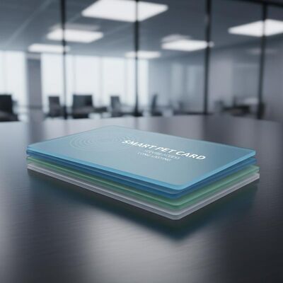 วัสดุการ์ด PET แบบสมาชิกที่สามารถปรับแต่งได้ โดยไม่สัมผัสกัน มีความทนทานยาวนานเพื่อการจัดการการเข้าถึงที่ปลอดภัย