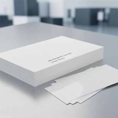 0.30mm ความหนา Offset พิมพ์แผ่นพื้น PVC สําหรับการผลิตบัตรธนาคาร