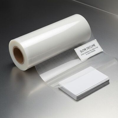 หนังผนังผนัง PVC ที่สามารถพิมพ์ได้ด้วยความหนา 0.04-0.10 มิลลิเมตรสําหรับการละเมิดบัตร