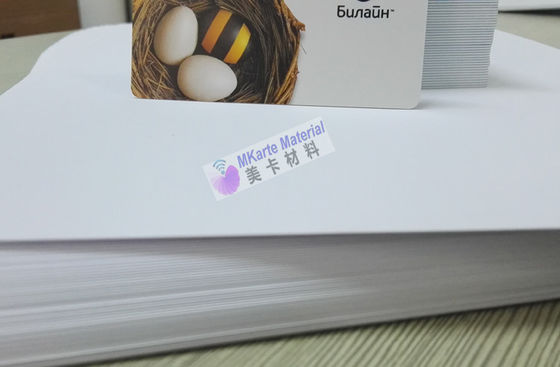 MGI แผ่นพีวีซีพิมพ์แบบดิจิตอล MDP-MG-W สีขาว / สีขาวขนาด A4 / A3
