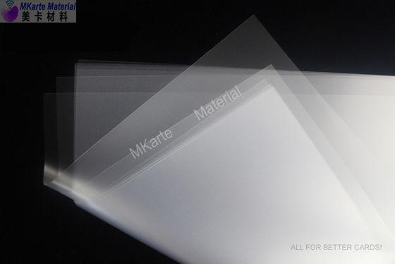 ระดับการยึดเกาะที่แข็งแรง PVC Coated Overlay ในแผ่นหรือม้วน (ความหนา 0.06-1.0 มม.) MCO-W