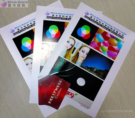 พลาสติก PVC แบบกำหนดเองที่พิมพ์ได้สำหรับเครื่องพิมพ์อิงค์เจ็ทซีรีย์