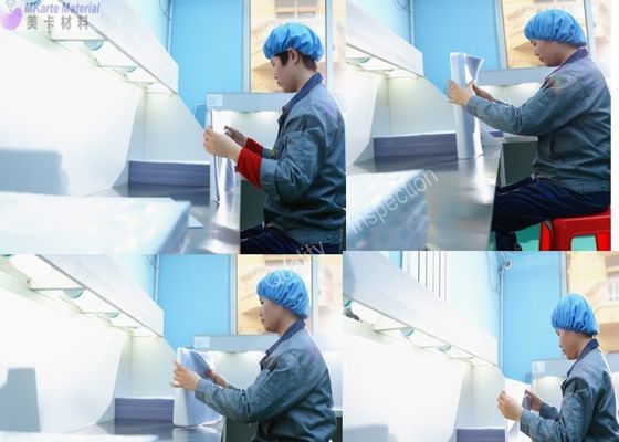 หนังเคลือบไม่เคลือบพีวีซีการ์ดที่ลดลงช้า ใช้ในการเคลือบแผ่นพิมพ์ออฟเซ็ต