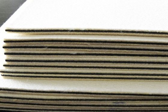 Woolen Felt Cushion Laminated Pad 80 N / Mm Adhesion สำหรับกระบวนการกดร้อน