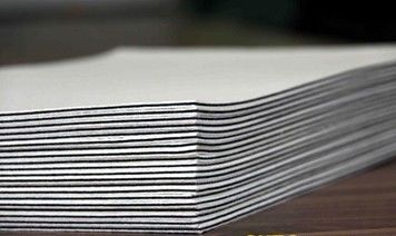 สีดำ Woollen ลามิเนตแผ่นเบาะกดร้อน Pad สำหรับบัตร PVC กดเคลือบบัตร
