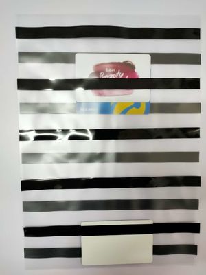 แผ่นเคลือบพีวีซี Lucky Mag Stripe HICO / LOCO สำหรับบัตรแถบแม่เหล็กวางเครื่อง