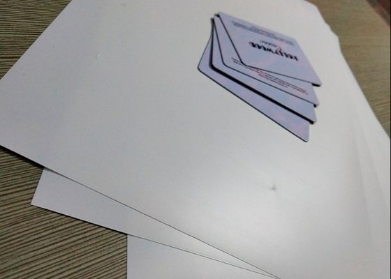 ซิลค์สกรีนพิมพ์แผ่นพลาสติก PETG หนา 2 มม. สำหรับผลิตบัตร PETG