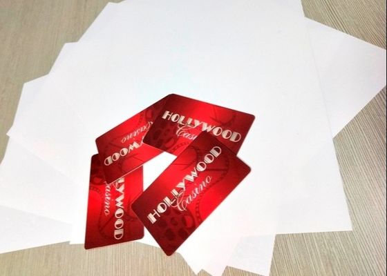 ซิลค์สกรีนพิมพ์แผ่นพลาสติก PETG หนา 2 มม. สำหรับผลิตบัตร PETG