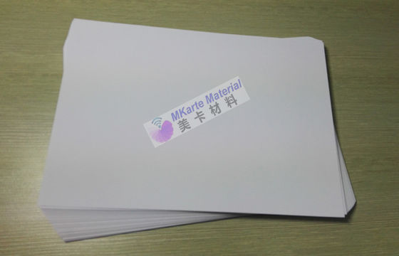 A3 ขนาด 0.76 มม. Silk Screen Printing PVC Core Sheet