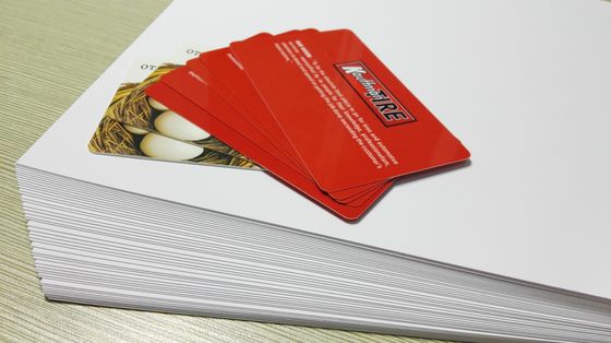 Inkjet / Digital Offset Pvc Core Sheet สำหรับการทำบัตร Pvc