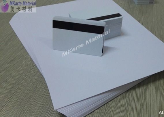 แผ่นพีวีซีสีขาว MGI ดิจิตอลที่พิมพ์ได้ 0.15mm-0.40mm