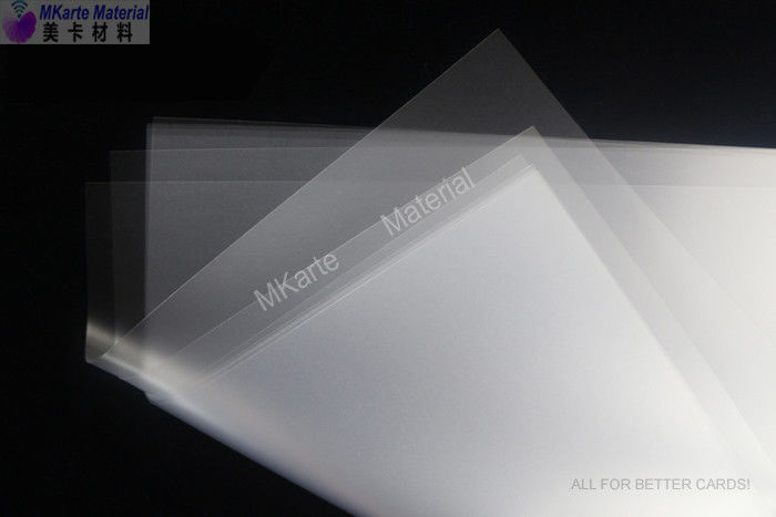 ระดับการยึดเกาะที่แข็งแรง PVC Coated Overlay ในแผ่นหรือม้วน (ความหนา 0.06-1.0 มม.) MCO-W