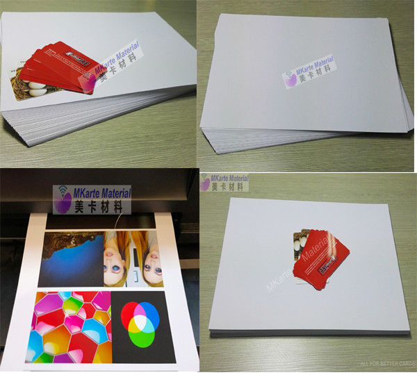 สมาร์ทการ์ดผลิต PVC Core แผ่นทั้งสองด้านโดยไม่มีการเคลือบกาว