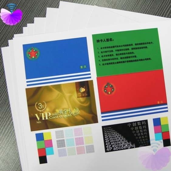 No Crack Silk Screen Printing 35 Dyne 0.12mm PVC Core Sheet